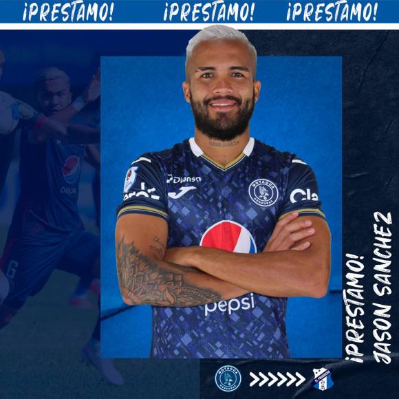 El Motagua anunció que el centrocampista Jason Sánchez se marcha del cuadro azul al Honduras Progreso. Llega cedido a préstamo