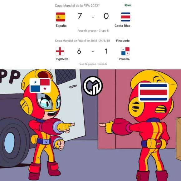 Los memes se burlan de Costa Rica tras ser goleada por España