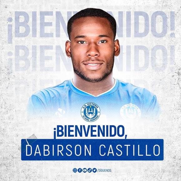 Dabirson Castillo seguirá en la Liga Nacional. El defensa hondureño de 26 años fue anunciado como nuevo fichaje del Victoria de La Ceiba. Jugó el torneo pasado con el descendido Honduras Progreso.