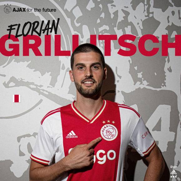 El jugador austríaco Florian Grillitsch se convirtió en nuevo futbolista del Ajax, vigente campeón de la liga neerlandesa. Llega como agente libre tras rescindir su contrato con el conjunto alemán Hoffenheim.