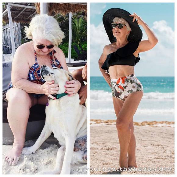 La ‘abuelita fitness’ tiene casi dos millones de seguidores en dicha red social y publica fotos y videos de sus rutinas, así como consejos de alimentación y frases motivacionales.