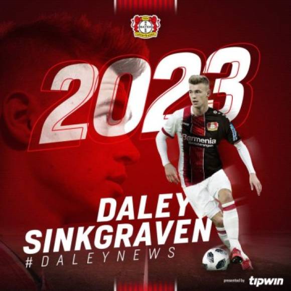 El centrocampista holandés Daley Sinkgraven abandona el Ajax para fichar por el Bayer Leverkusen en un contrato que unirá ambas partes hasta 2023.