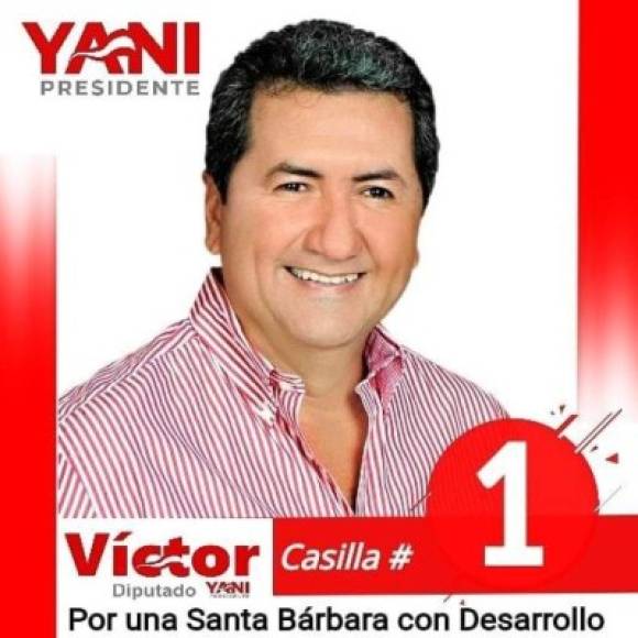 Víctor Rolando Sabillón ha sido diputado por Santa Bárbara desde 2006. Ahora se candidatea en la corriente de Yani Rosenthal.