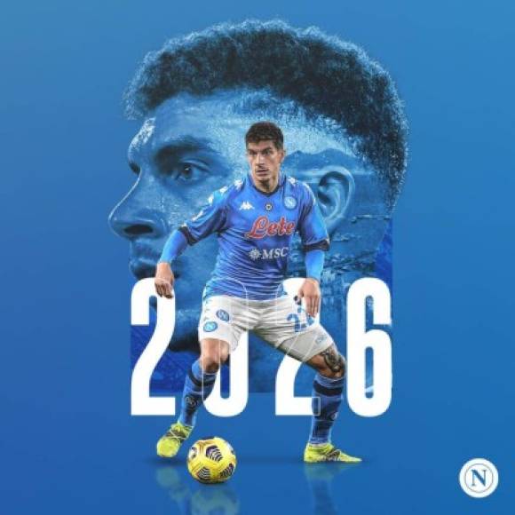 El Napoli ha hecho oficial la renovación de Giovanni Di Lorenzo hasta el 2026. El reciente campeón de la Eurocopa con italia extiende su contrato con el club napolitano y seguirá siendo el guardián de la banda derecha para el entrenador Luciano Spaletti. El lateral de 27 años llegó hace dos temporadas al equipo procedente del Empoli y su cotización siempre ha ido al alta, pese a ser suplente en los primeros encuentros.