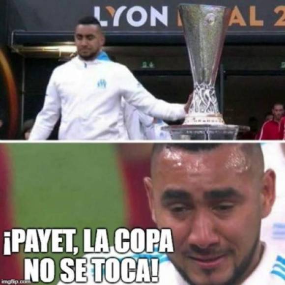 Dimitri Payet es uno de los protagonista de los memes de la final de la Europa League.