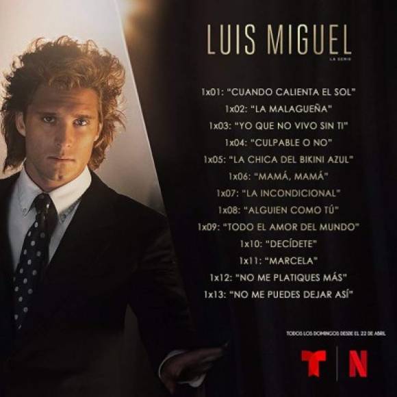 Natalia Beristáin y Humberto Hinojosa productores de fama internacional serán los encargados de dirigir la serie televisiva del “Sol”, conformada por 13 episodios para Netflix, cada capítulo tendrá el título de alguna canción de Luis Miguel.