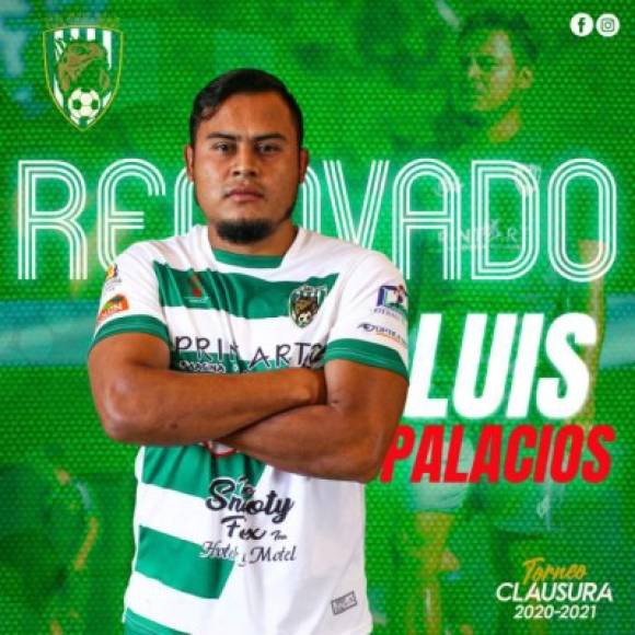 Luis Palacios: El experimentador defensor hondureño renovó con el San Juan de la Liga de Ascenso.