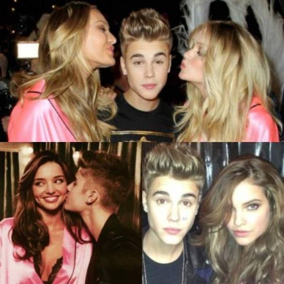 Además de la presunta infidelidad con Palvin, Justin fue captado coqueteando con todas las modelos de Victoria's Secret, algo que también contribuiría a su separación de Selena.<br/>