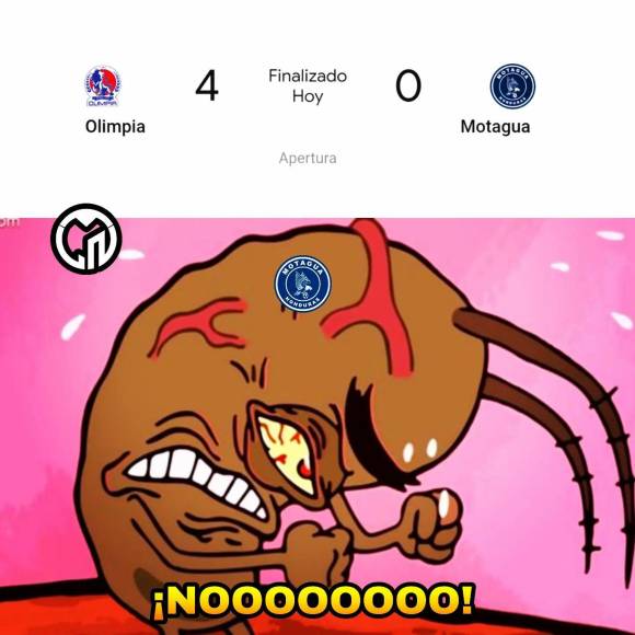 Memes: Motagua y ‘La Tota‘ Medina sufren las burlas tras ser goleados por el Olimpia de Troglio