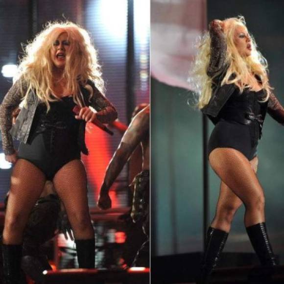 Los fans de Aguilera se sorprendieron al ver el cambio de la actriz que pasó de una talla pequeña a una grande.