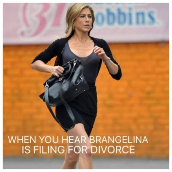 Cuando oyes que Bradangelina se está divorciando.