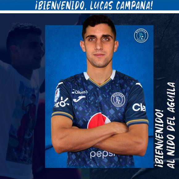 El Motagua anunció el fichaje del atacante argentino Lucas Campana, llega procedente del Marathón.