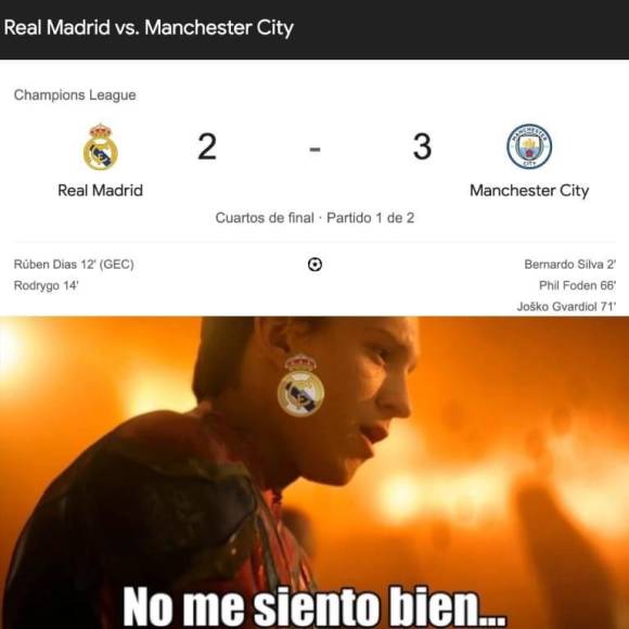 Haaland, víctima de burlas: los jocosos memes que dejó el Real Madrid-City