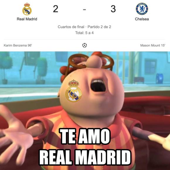 El Real Madrid se clasificó para las semifinales de la Liga de Campeones pese a perder 3-2 en la prórroga frente al Chelsea este martes en el Santiago Bernabéu, gracias a la victoria 3-1 lograda hace una semana en Londres.