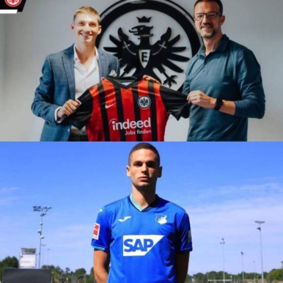 Frankfurt y Hoffenheim intercambian extremos. Steven Zuber, internacional sebio, ha sido presentado en Frankfurt, mientras que el camino contrario lo fue Mijat Gacinovic con el Hoffenheim.