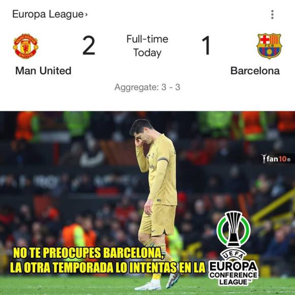 ¡Otro fracaso! Memes destrozan al Barça tras caer eliminado