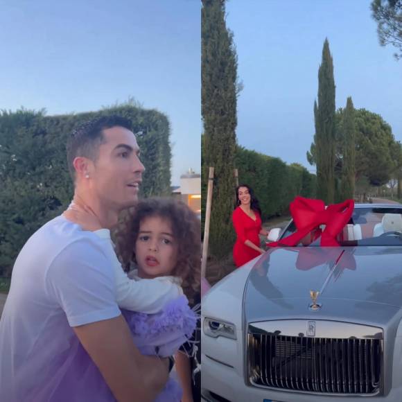 Cristiano compartió una foto de su regalo y agradeció a ‘Gio’ por el gran detalle’.