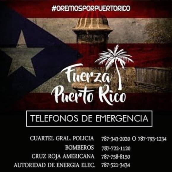 'Apoyemos a Daddy Yankee en esta iniciativa para reconstruir Puerto Rico. Miles de personas necesitan ayuda despues del Huracán Maria, y todavía queda muchísimo por hacer', escribía hace unos días para unirse al movimiento impulsado por el afamado reguetonero boricua.