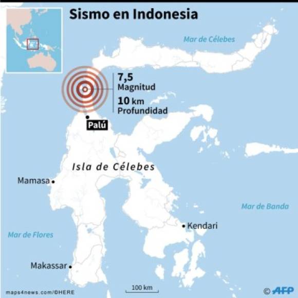 Impactantes imágenes del tsunami en Indonesia