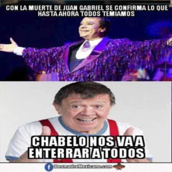 El famoso Chabelo no se salva de la creatividad y buen humor de las personas en redes sociales.