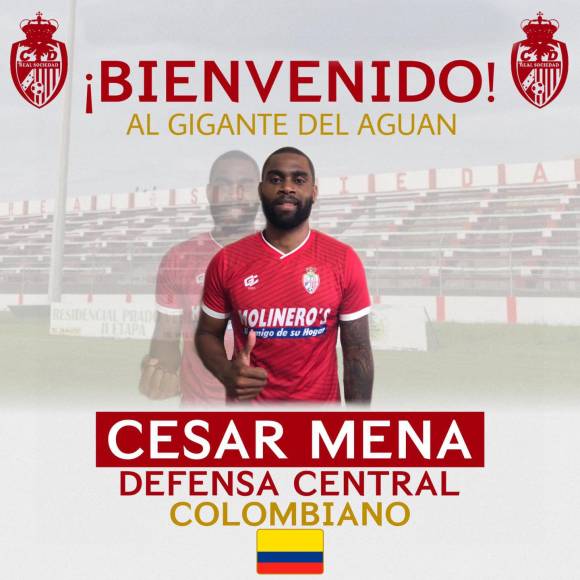 La Real Sociedad anunció en sus redes sociales el fichaje del zaguero colombiano César Mena.