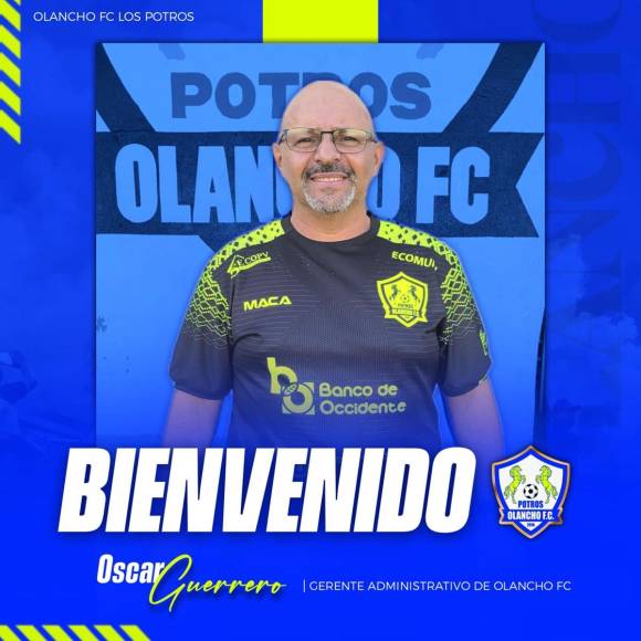 Óscar Guerrero - El Olancho FC lo anunció como su nuevo gerente administrativo en sustitución de Héctor ‘Lin’ Zelaya.