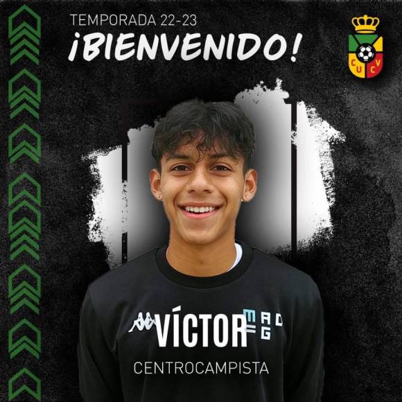 El joven hondureño Víctor Ortez, extremo de 18 años, ha sido fichado por el CUC Villalba de la cuarta división de España.