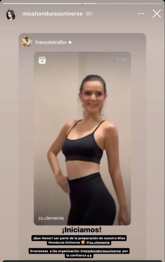 Recientemente se compartió en redes sociales los avances en sus clases de pasarela y desenvolvimiento. 