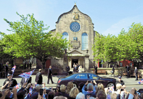Boda real en Escocia