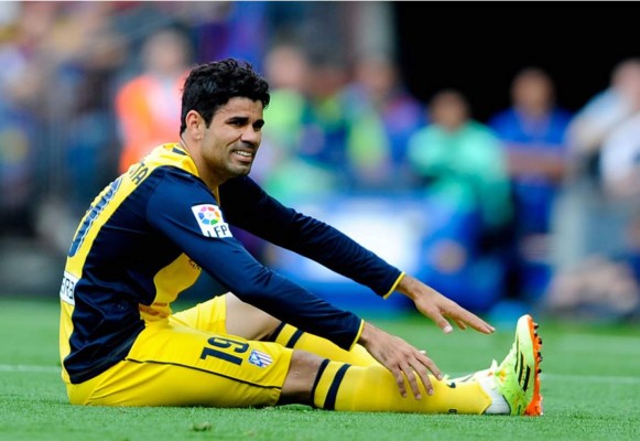 Diego Costa se trata su lesión con placenta de caballo