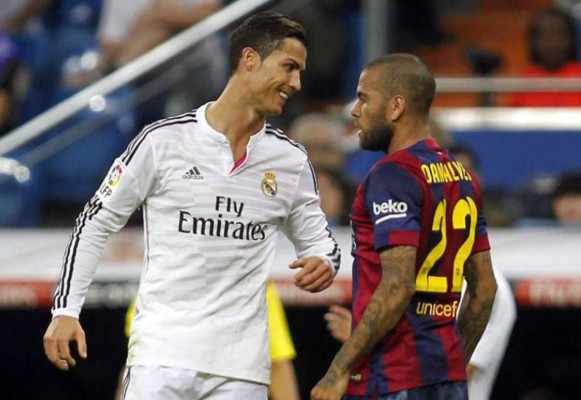 Irónico mensaje de Alves sobre Cristiano Ronaldo