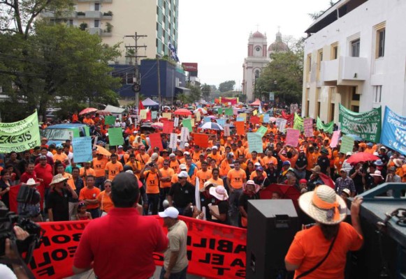 Establecen ruta de marcha del primero de mayo en San Pedro Sula