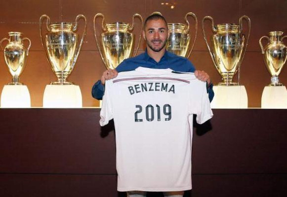 Karim Benzema renueva hasta 2019 con el Real Madrid