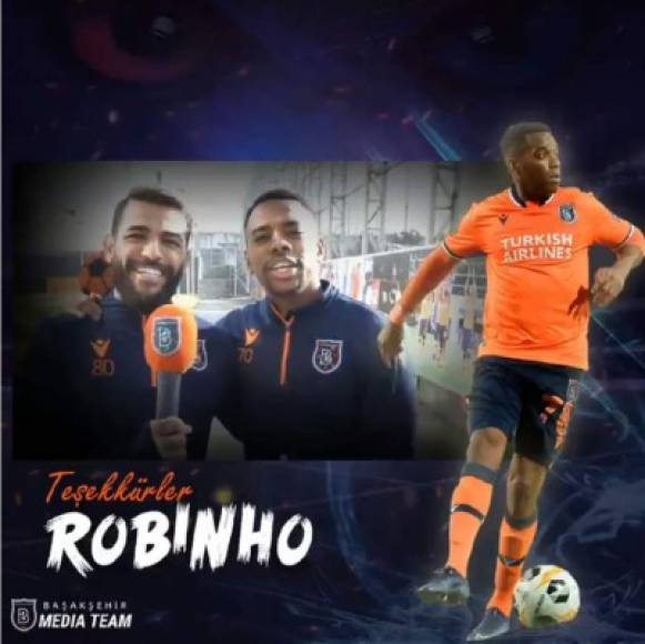 El Istanbul Basaksehir, recientemente consagrado campeón de la Superliga del fútbol turco, anunció el viernes que el atacante brasileño Robinho no seguirá en el equipo durante la próxima temporada.<br/><br/>'El contrato de Robinho (...) expiró. Nos gustaría agradecer a Robinho, un atleta ejemplar de humilde personalidad y carácter, por sus esfuerzos en nuestro club y desearle éxito para el resto de su carrera', sostuvo en un comunicado el club, al que el atacante llegó para la temporada 2018-19.