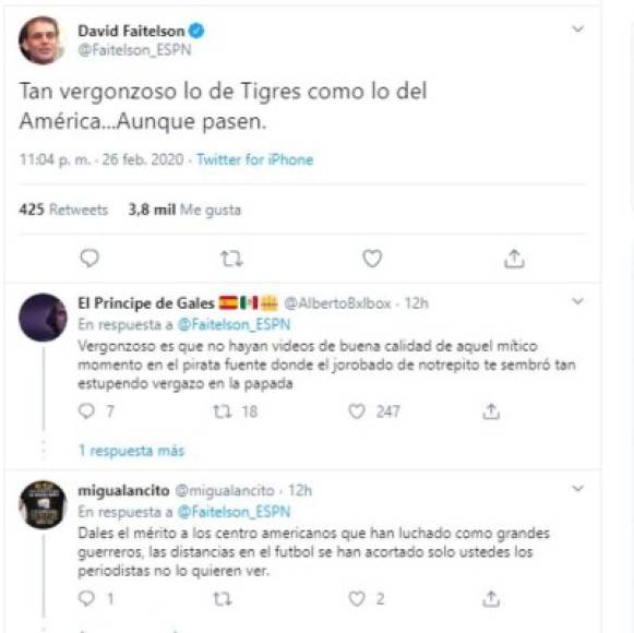 El prestigioso pero polémico periodista deportivo Faitelson criticó a los equipos mexicanos, sin morderse la lengua.