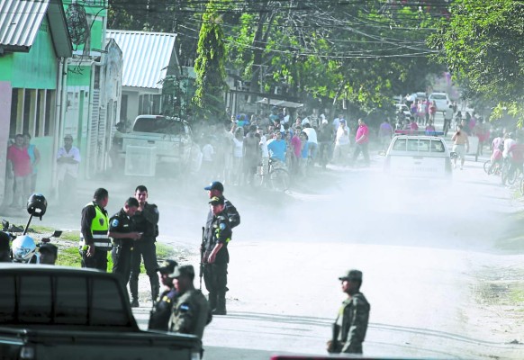 Con carros prestados DNIC enfrentó a los mareros