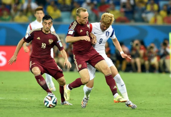Rusia fue incapaz de vencer a Corea del Sur en su debut mundialista 