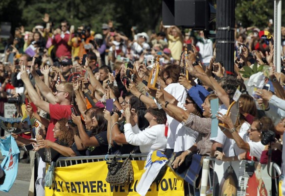 Impresionante recibimiento al Papa en la Gran Manzana