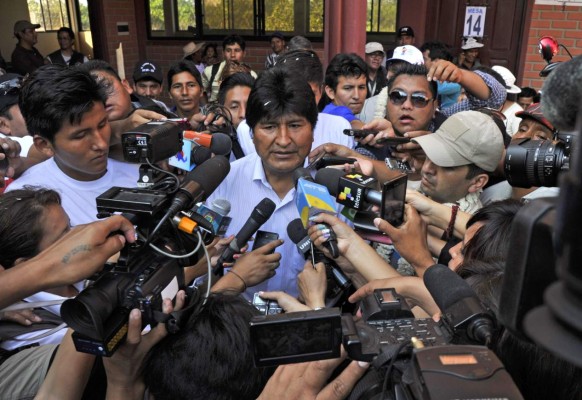 Bolivia votó con Evo Morales como favorito para su tercer mandato