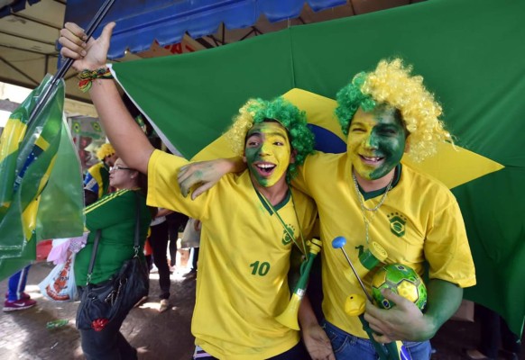 Fotos: Así vivieron la inauguración del Mundial Brasil 2014