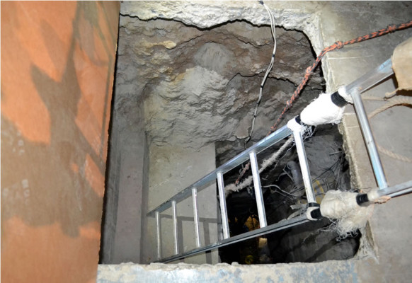 Narcotúnel encontrado entre frontera de EUA y México era del Chapo Guzmán