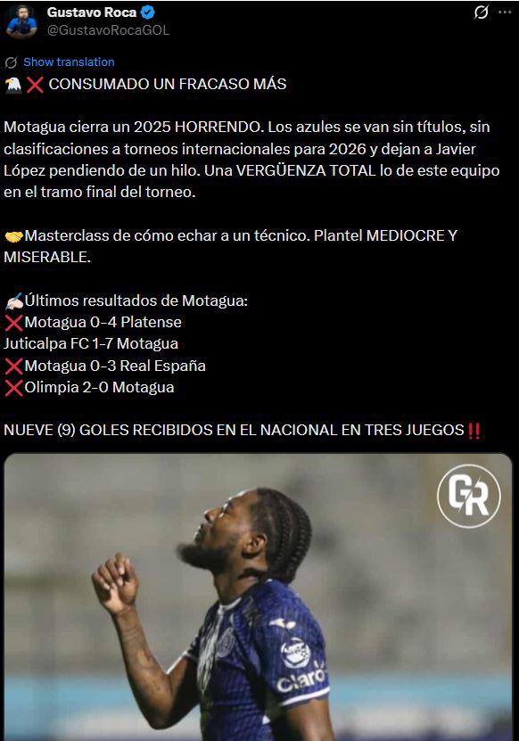 No perdonan a Motagua y señalan a culpables tras eliminación ante Olimpia