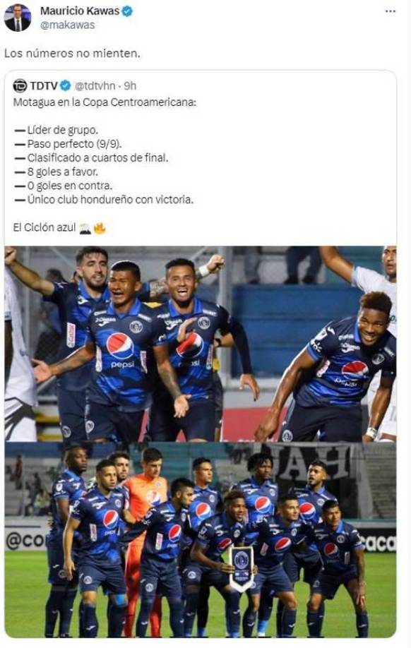 Mauricio Kawas: “Los números no mienten”.