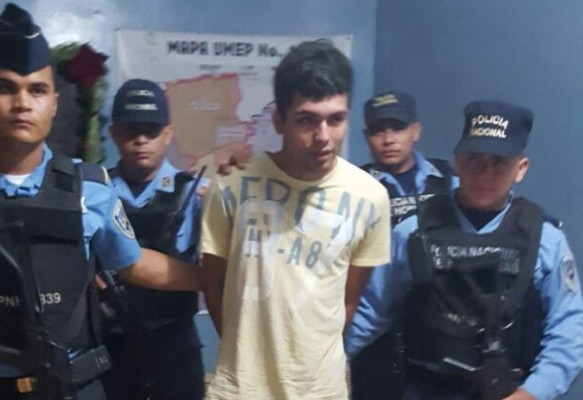 Lo capturan con carro robado