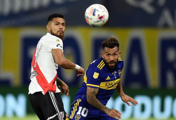Boca Juniors y River Plate no se sacaron ventajas, empataron 1-1 en un entretenido Superclásico argentino. Foto AFP