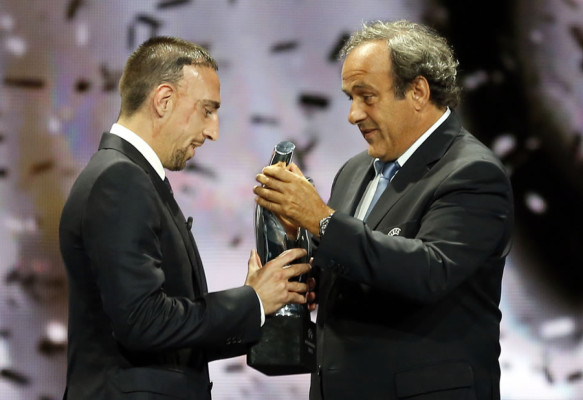 Ribéry gana el premio al Mejor Jugador de Europa