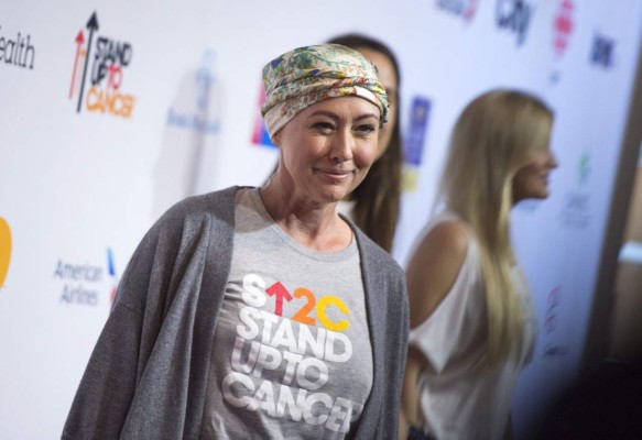 Shannen Doherty recibe su primera radioterapia