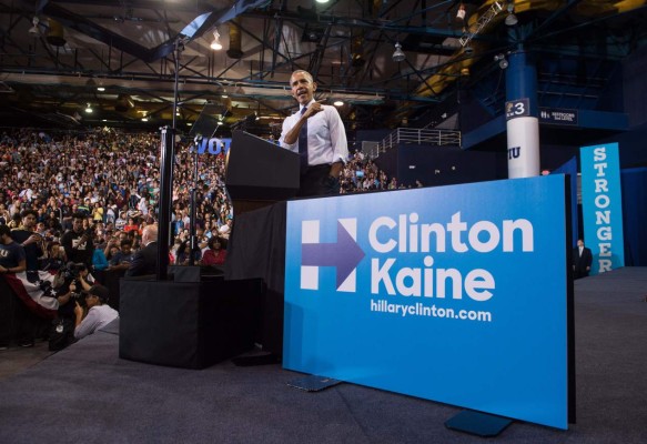 Obama hace campaña por Clinton en Carolina del Norte