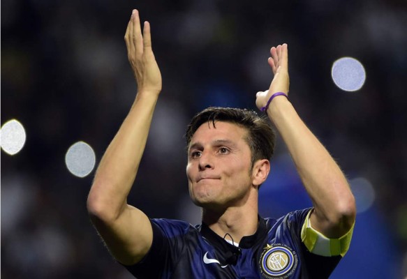 Zanetti dice adiós a la afición del Inter tras 19 años en el club
