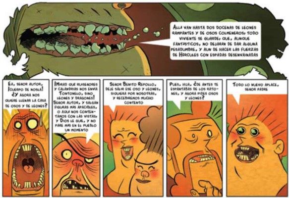 La vida de Miguel de Cervantes en cómics   